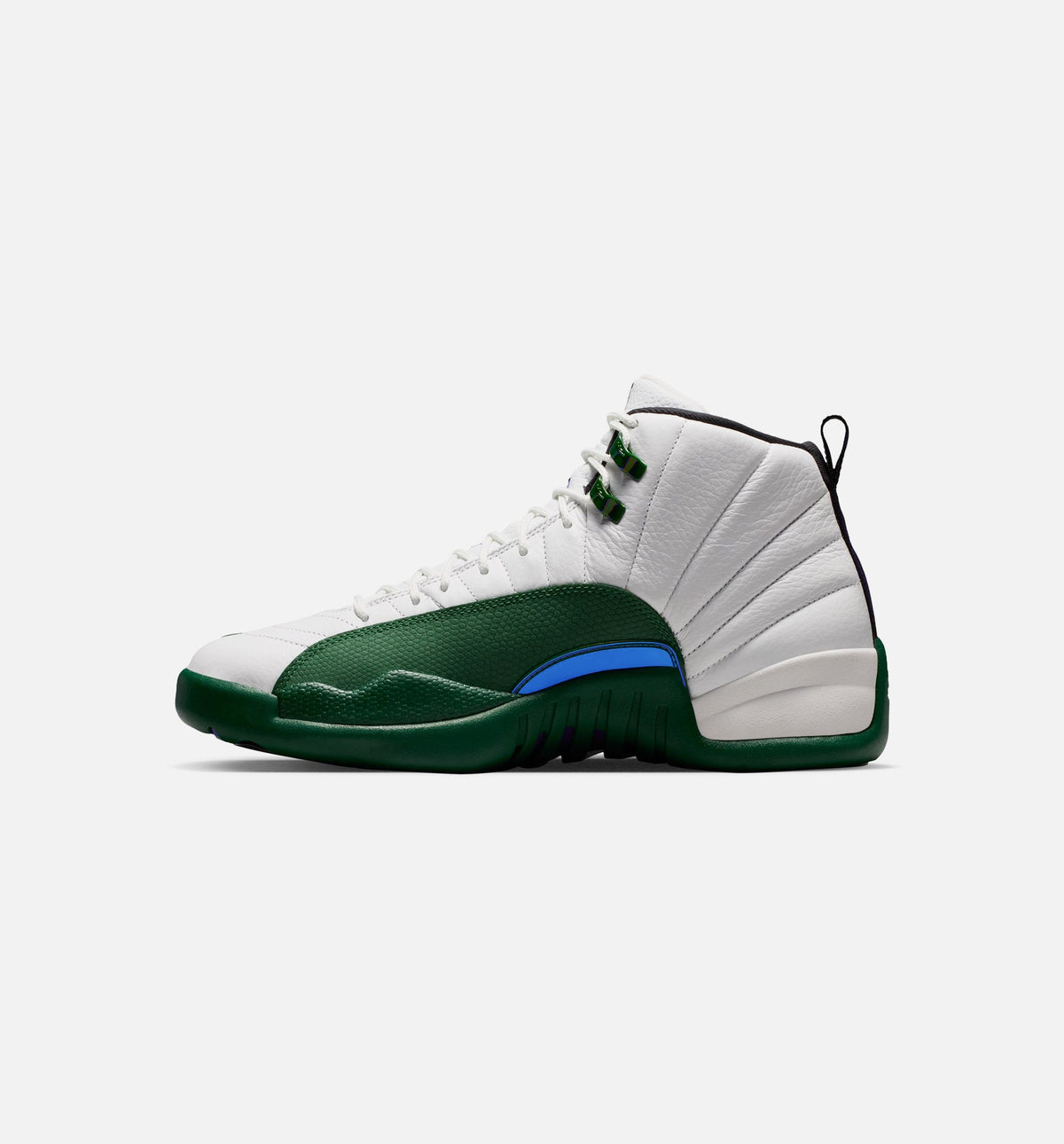 Air Jordan 12 Retro Idols Become Rivals Men's Lifestyle Shoes - Summit White / Gorge Green / Fierce Purple