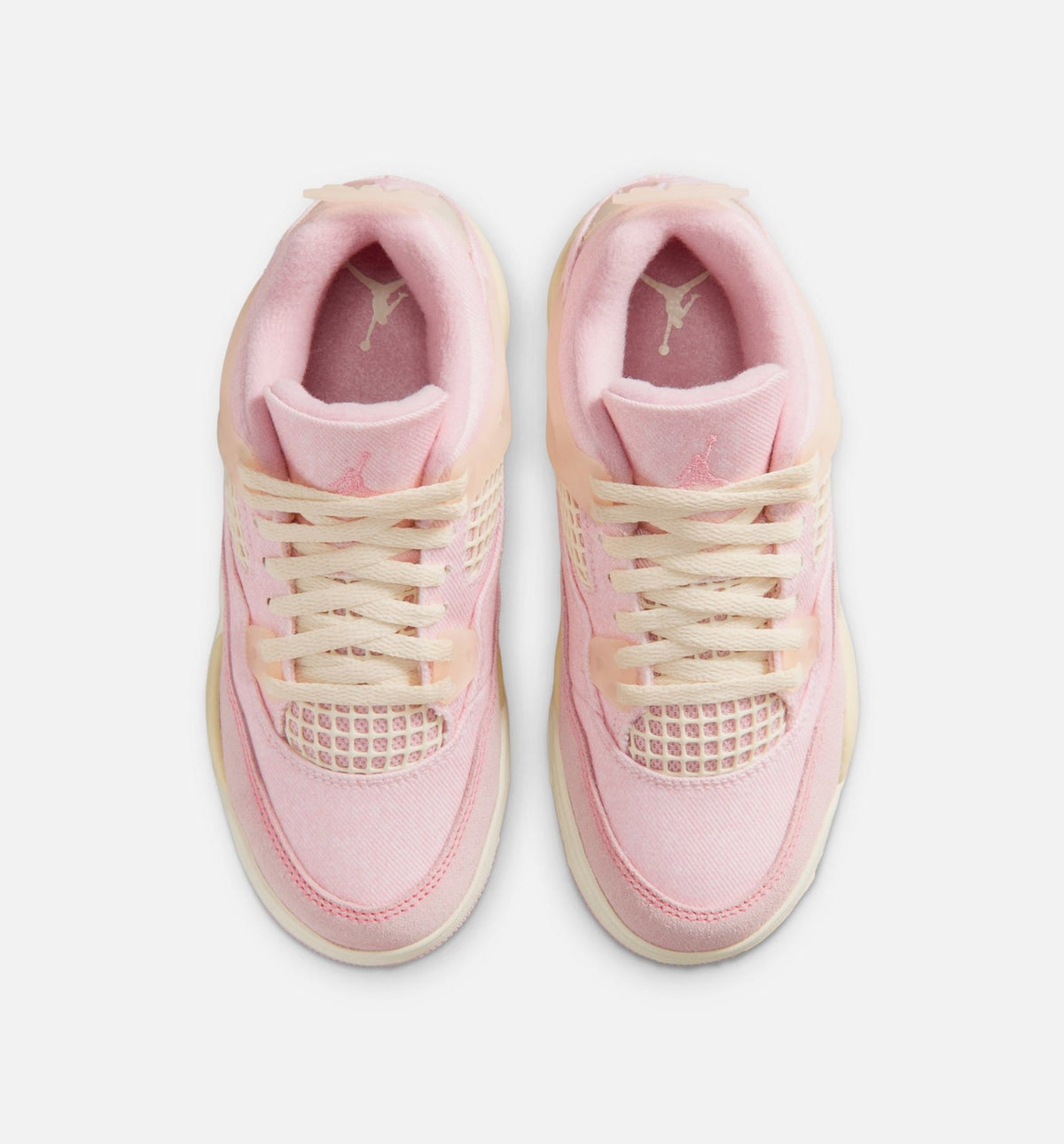 Air Jordan 4 Retro Pink Pearl & Iced Carmine Preschool Lifestyle Shoes - Pearl Pink / Iced Carmine / Coconut Milk