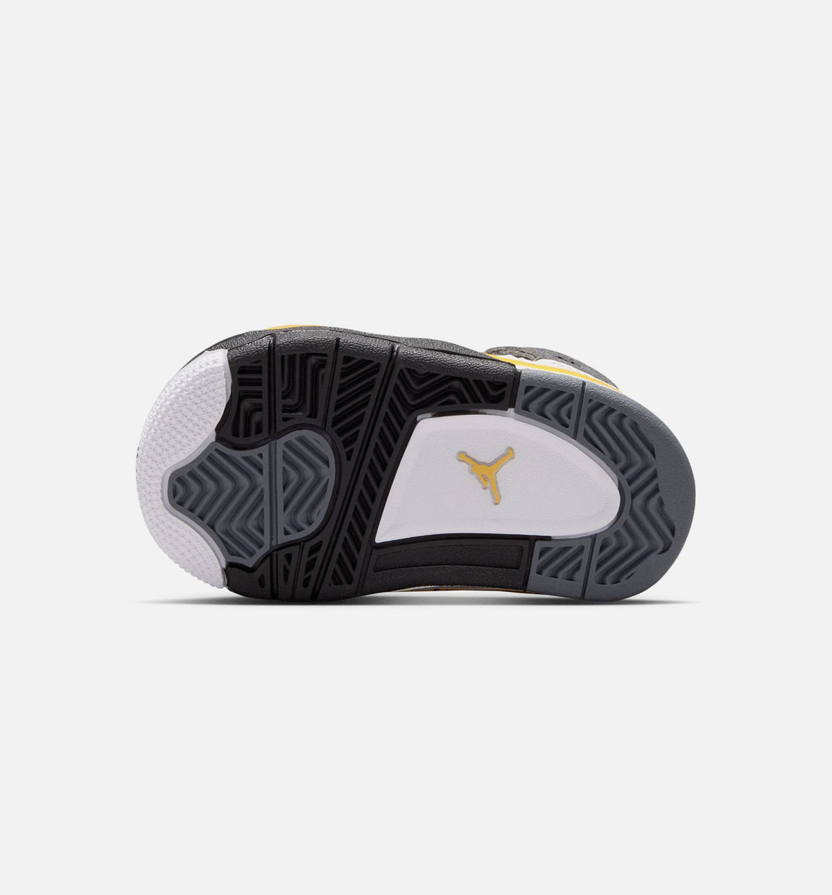 Air Jordan 4 Retro Rare Air Tour Yellow Infant & Toddler Lifestyle Shoes - White / Dark Blue Grey / Tour Yellow