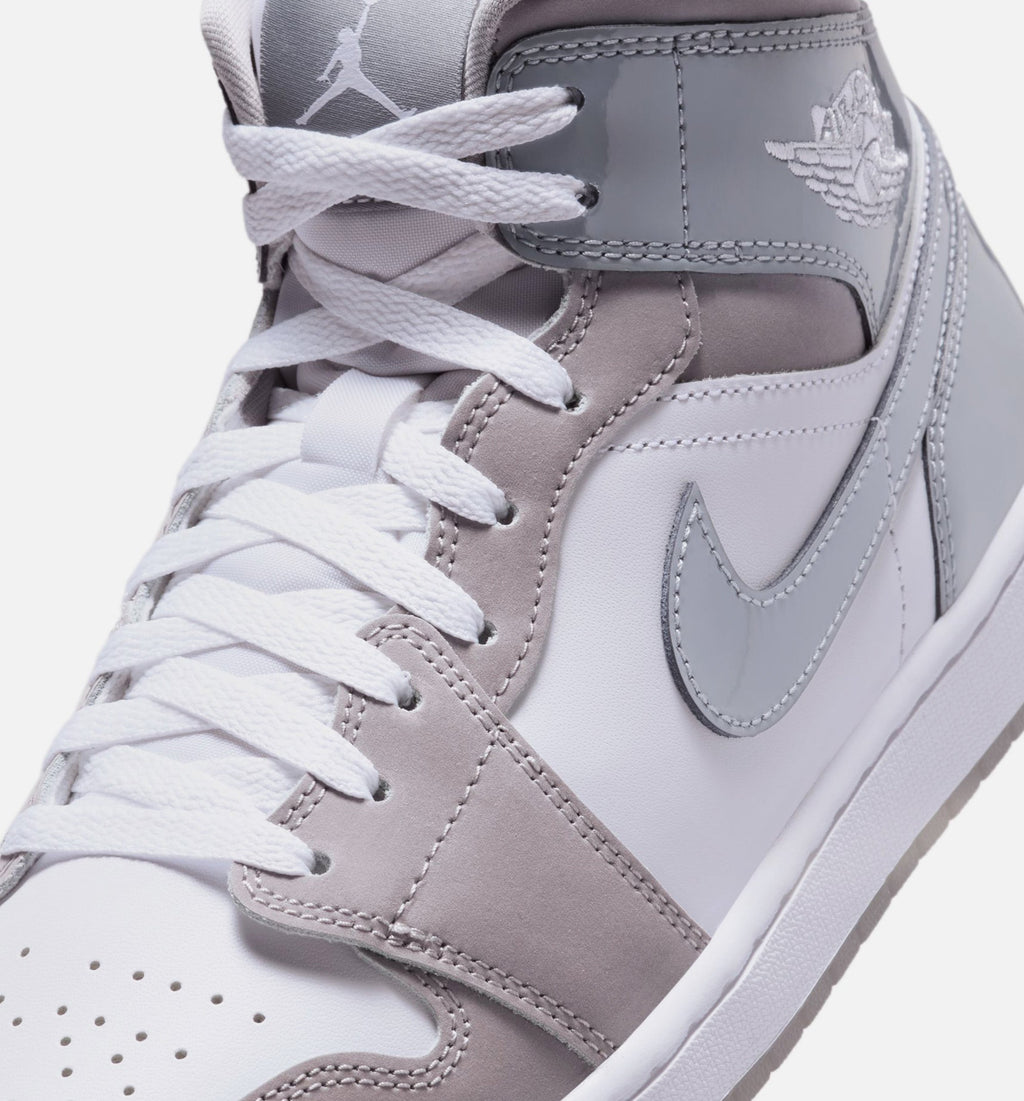 Air Jordan 1 Mid SE Cool Grey Men's Lifestyle Shoes - Cool Grey / Medium Grey