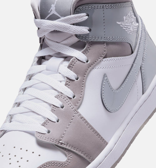 Air Jordan 1 Mid SE Cool Grey Men's Lifestyle Shoes - Cool Grey / Medium Grey