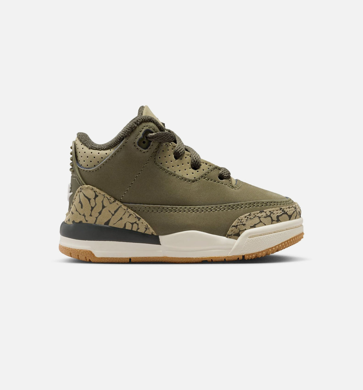 Air Jordan 3 Retro Medium Olive Infant/Toddler Shoes