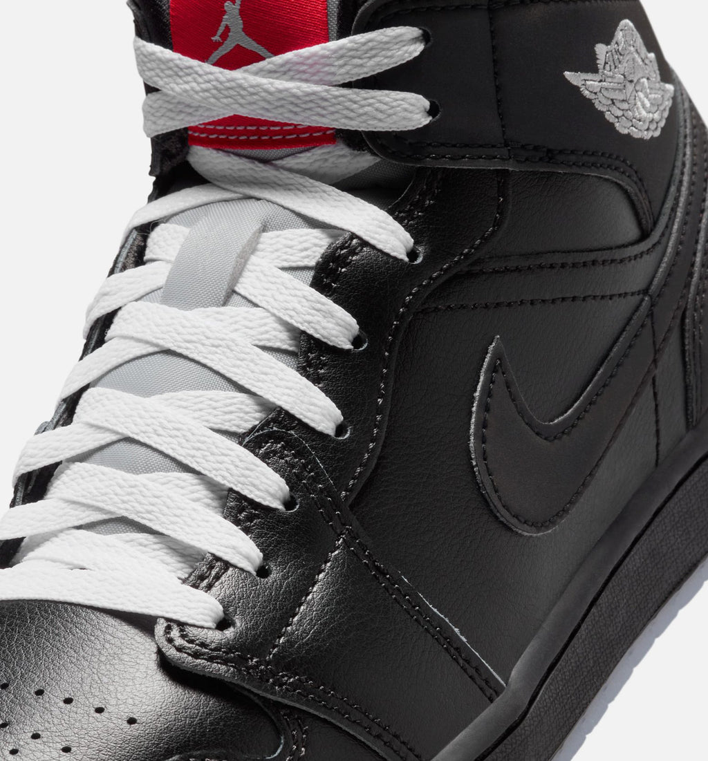 Air Jordan 1 Mid SE Black Grey Men's Shoes