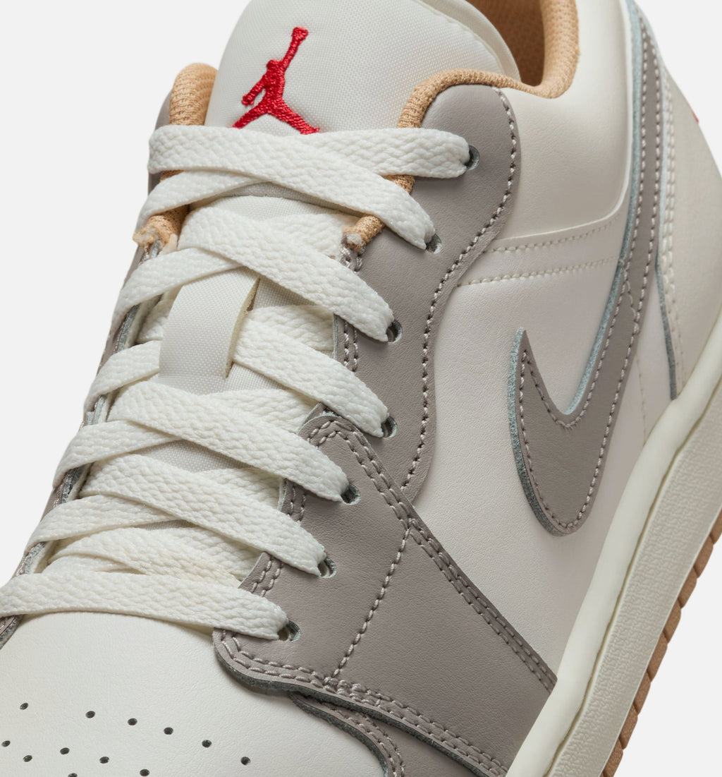 Air Jordan 1 Low Fire Red Men's Shoes