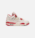 Air Jordan 4 Retro Valentine's Day Women's Lifestyle Shoes - Pale Ivory / Sierra Red / Tough Red