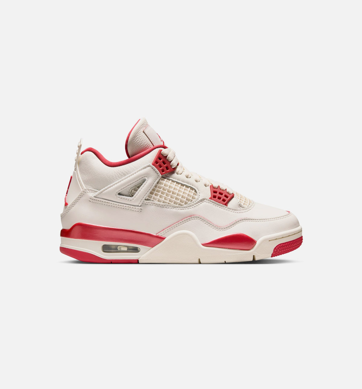 Air Jordan 4 Retro Valentine's Day Women's Lifestyle Shoes - Pale Ivory / Sierra Red / Tough Red
