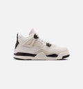 Air Jordan 4 Retro Flight Club Preschool Lifestyle Shoes - Sail / Black / University Red
