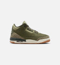 Air Jordan 3 Retro Medium Olive Grade School Shoes