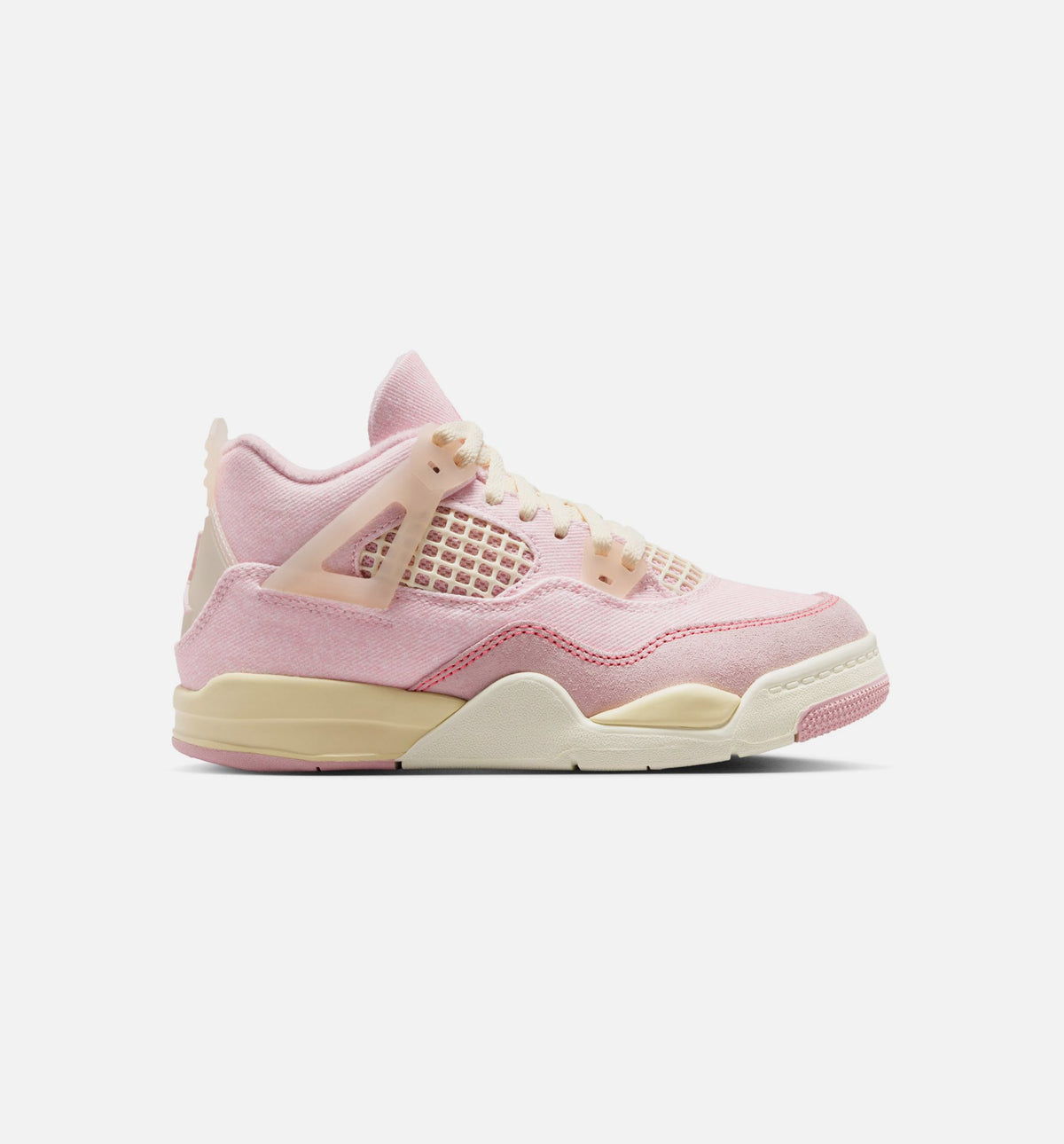 Air Jordan 4 Retro Pink Pearl & Iced Carmine Preschool Lifestyle Shoes - Pearl Pink / Iced Carmine / Coconut Milk