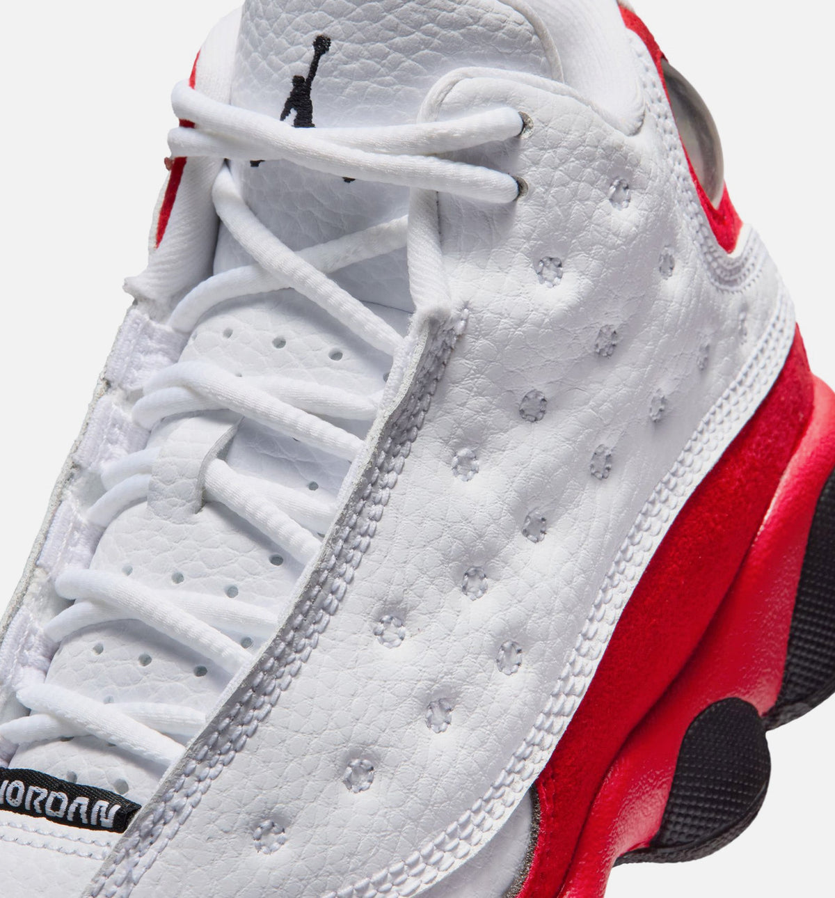 Air Jordan 13 Retro White and University Red Preschool Lifestyle Shoes - White / Black / True Red