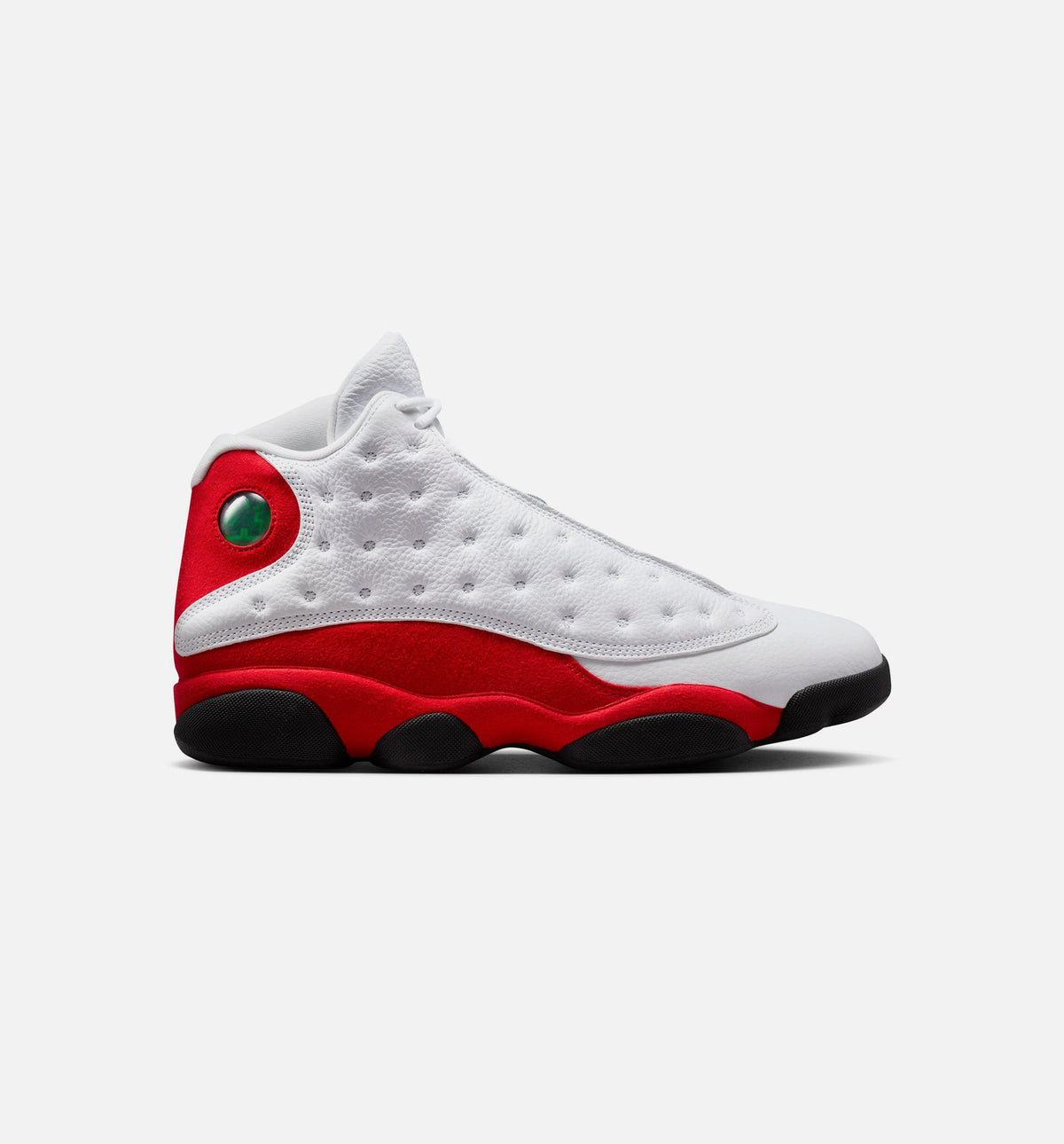 Air Jordan 13 Retro White and University Red Men's Lifestyle Shoes - White / Black / True Red