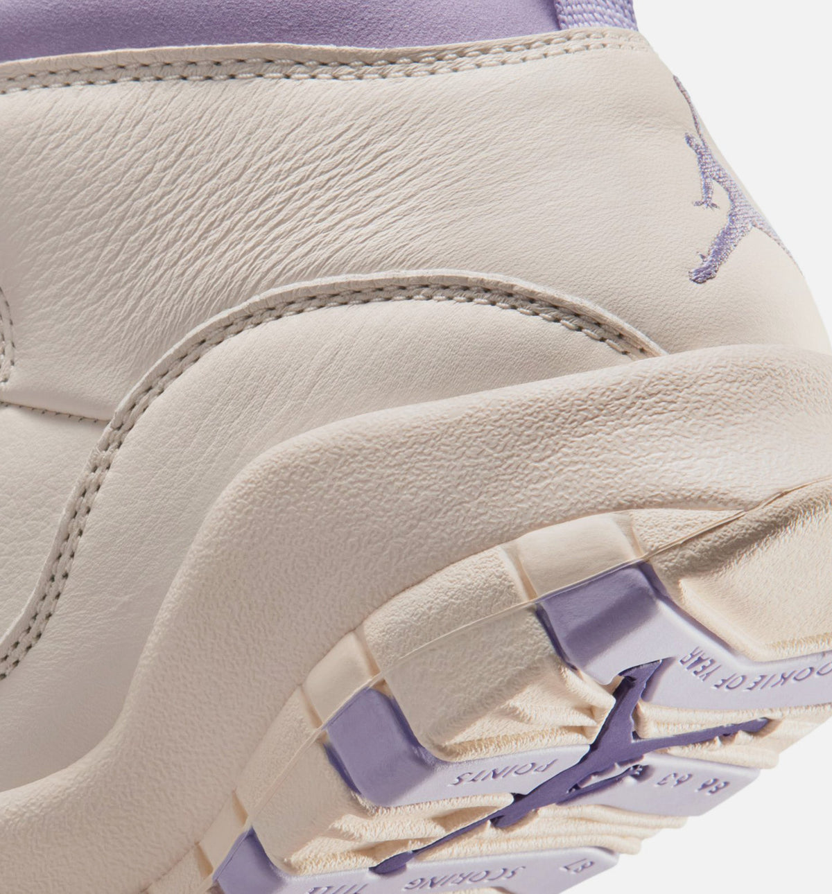 Air Jordan 10 Retro Hydrangeas Women's Lifestyle Shoes - Chalk / Hydrangeas / Wild Grape