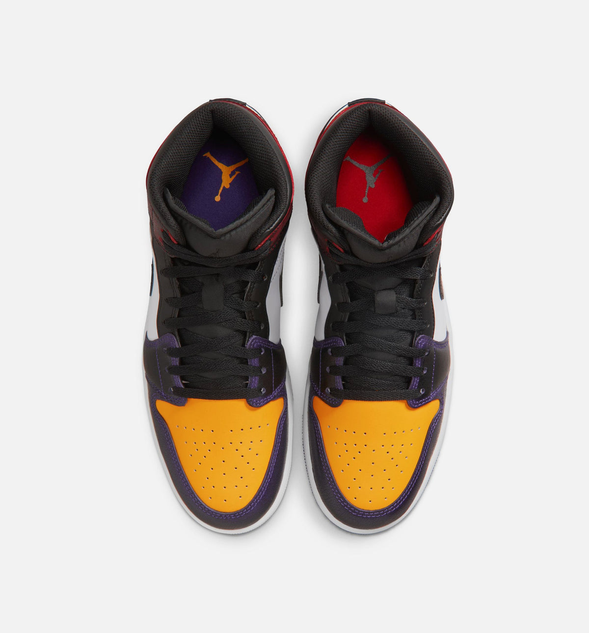 Air Jordan 1 Mid SE True Red Court Purple Men's Shoes