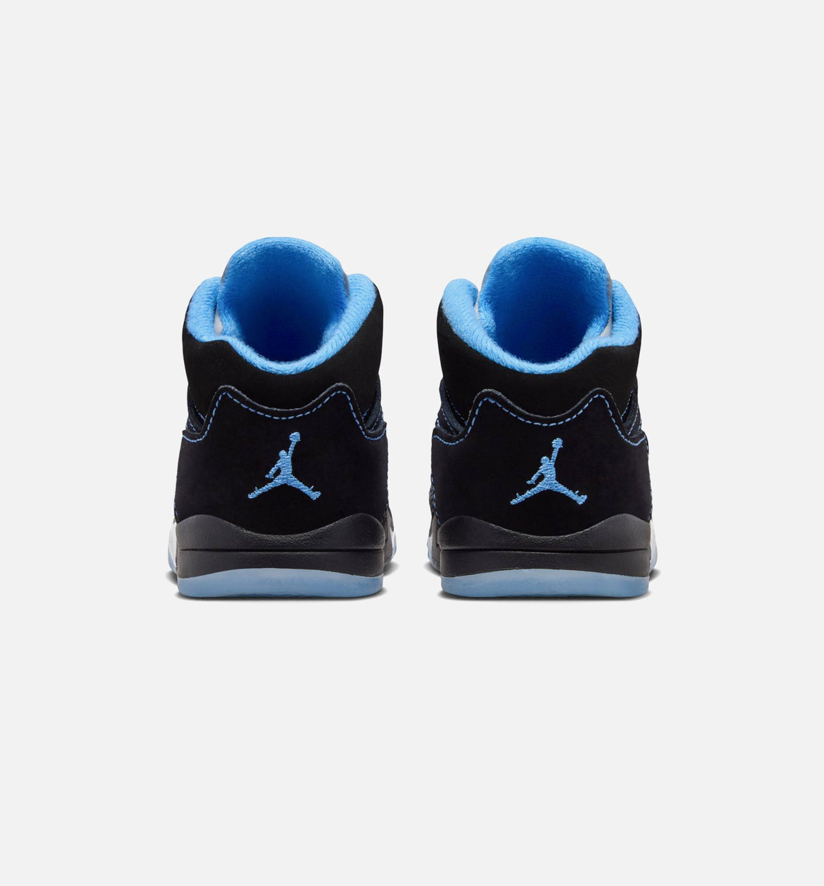 Air Jordan 5 Retro Black Carolina Infant & Toddler Lifestyle Shoes - Black / University Blue / White