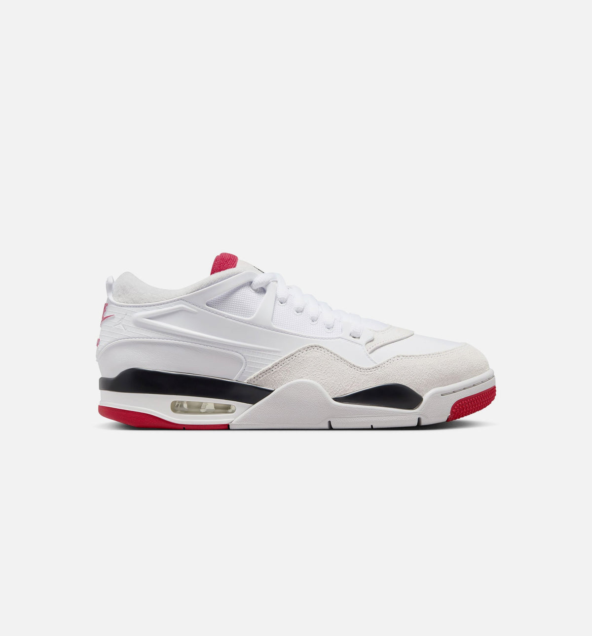 Air Jordan 4 RM Men's Lifestyle Shoes - White / Black / Neutral Grey