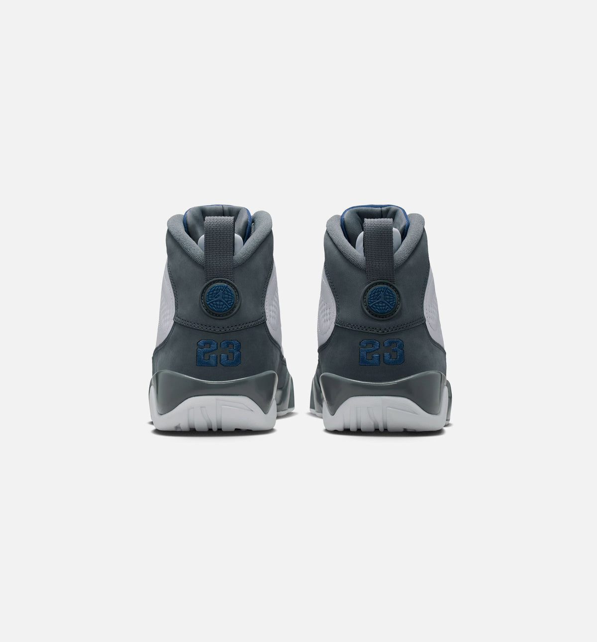 Air Jordan 9 Retro Flint Grey Men's Lifestyle Shoes - White / French Blue / Flint Grey
