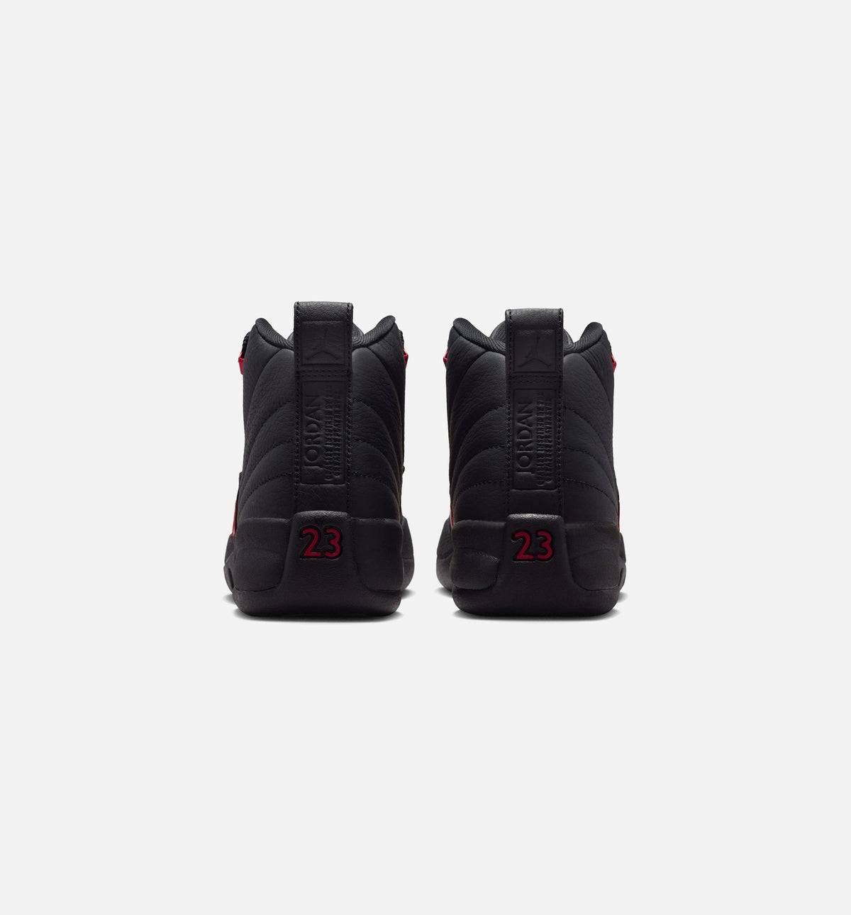 Air Jordan 12 Retro Bloodline Grade School Lifestyle Shoes - Black / Varsity Red