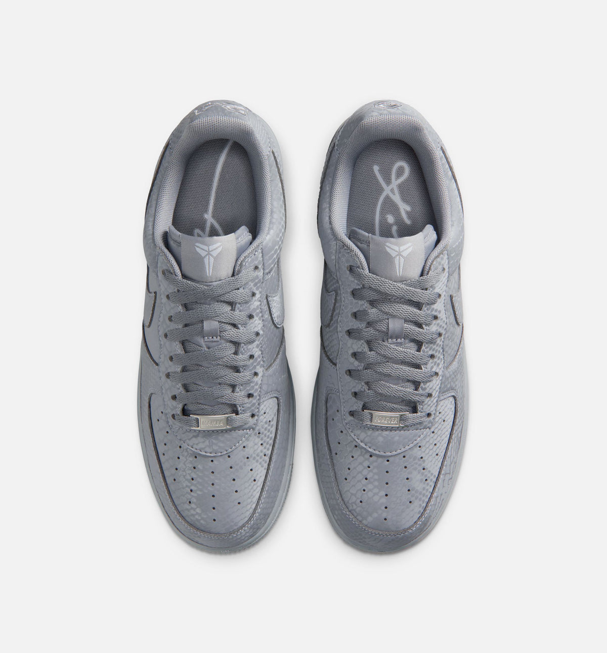 Kobe Air Force 1 Low Cool Grey Men's Lifestyle Shoes - Cool Grey / Wolf Grey