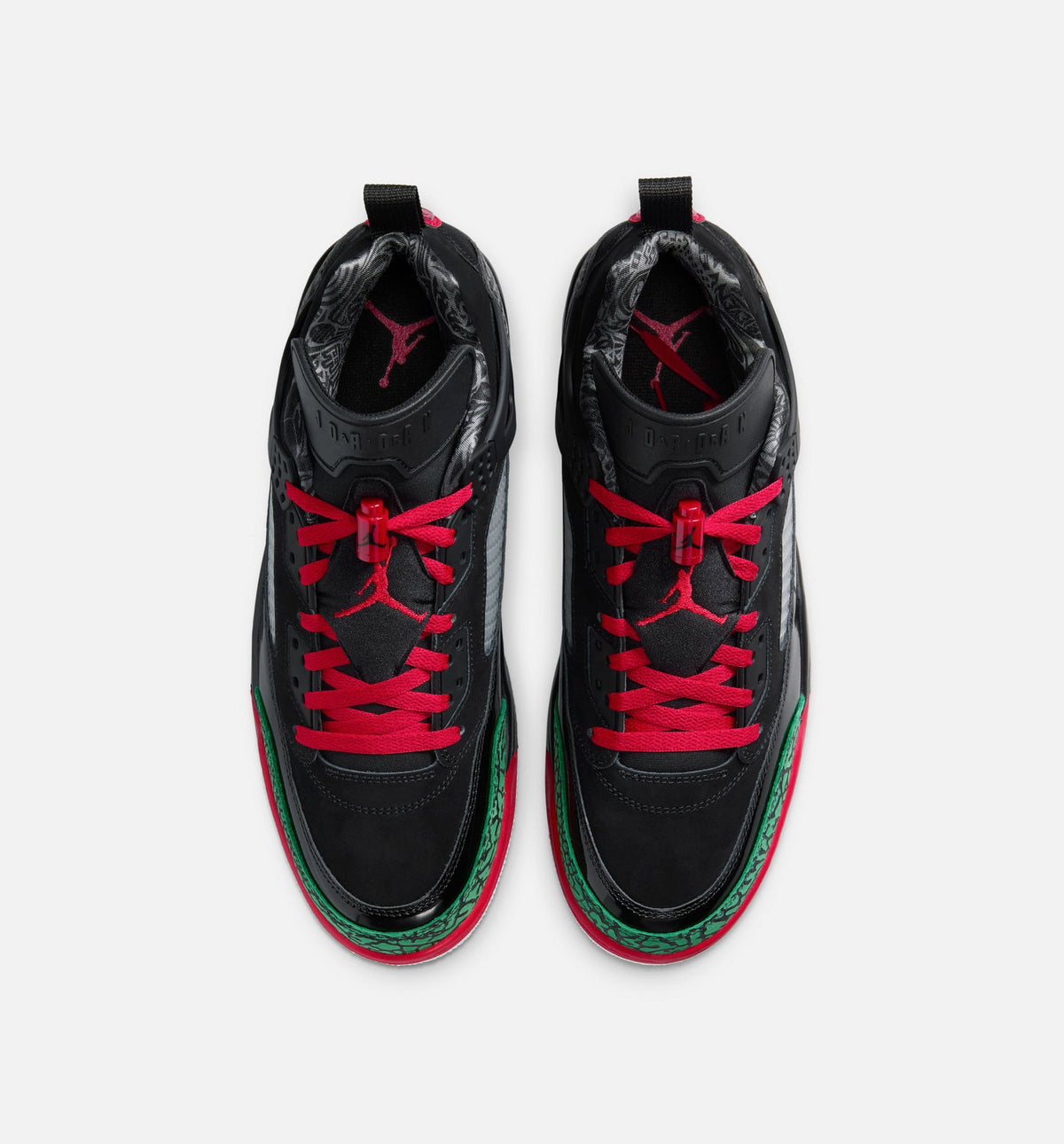 Spizike Low Men's Lifestyle Shoes - Black / Classic Green / Varsity Red