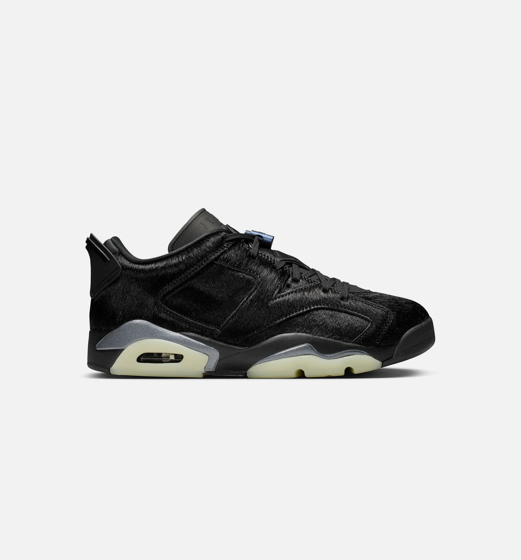 Air Jordan 6 Retro Low Blackout Women's Lifestyle Shoes - Triple Black