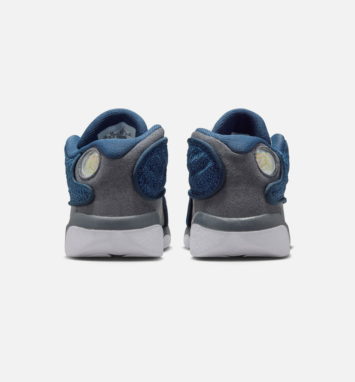 Air Jordan 13 Retro Flint Infant & Toddler Lifestyle Shoes - Navy / University Blue / Flint Grey