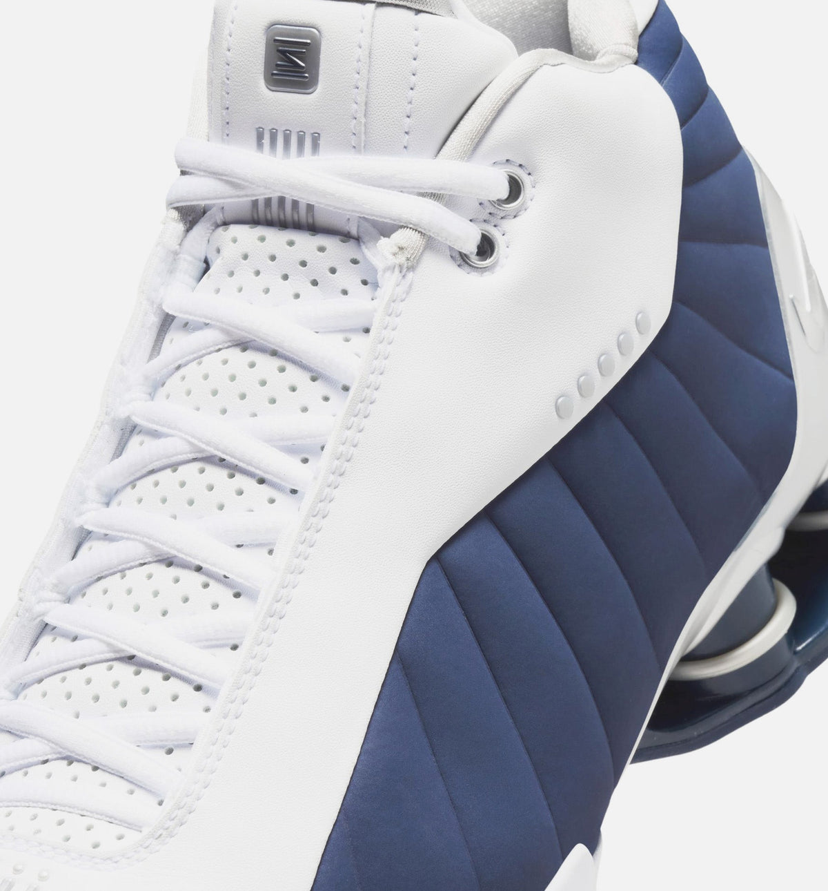 Shox BB4 Olympic Men's Lifestyle Shoes - White / Midnight Navy / Metallic Silver