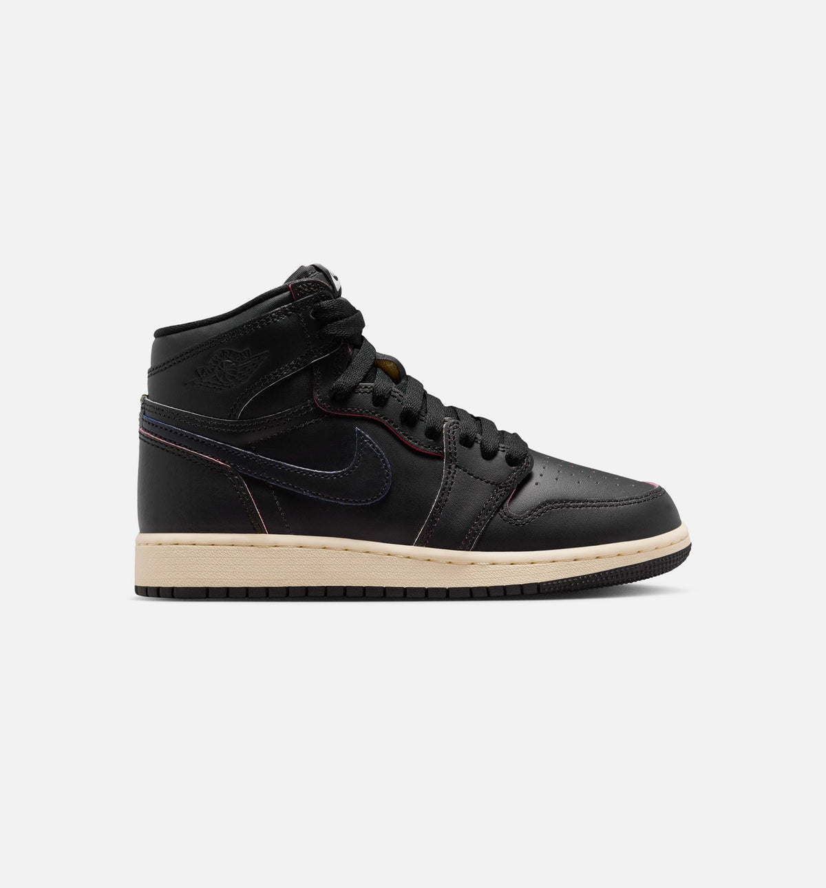 Air Jordan 1 Retro High OG Black Muslin Grade School Shoes