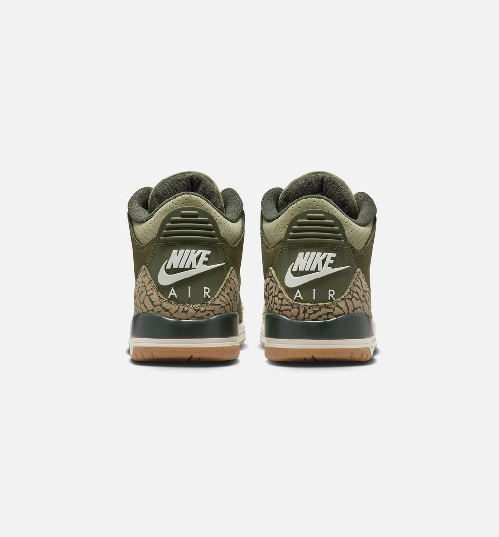 Air Jordan 3 Retro Medium Olive Grade School Shoes