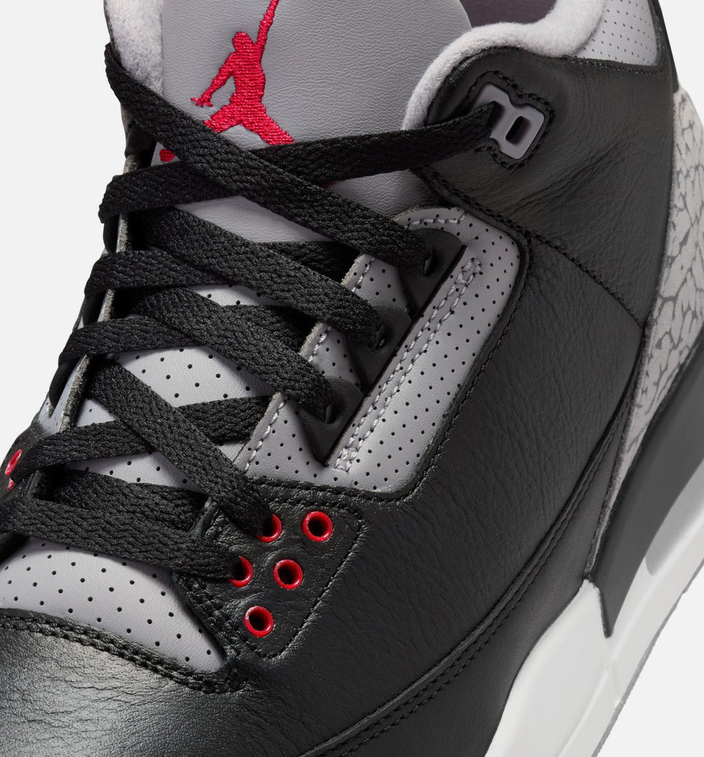 Air Jordan 3 Retro Black Cement Men's Shoes