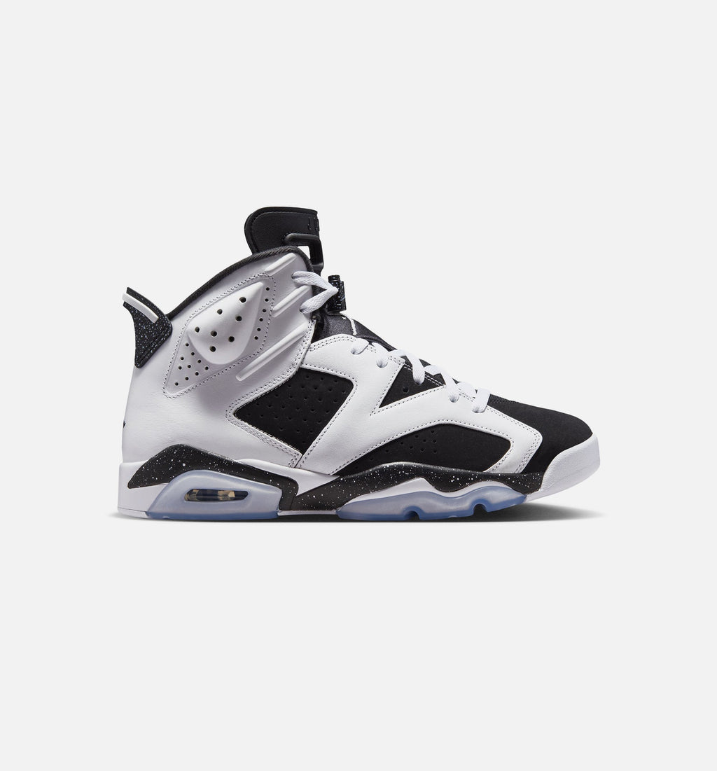 Air Jordan 6 Retro Black and White Men's Lifestyle Shoes - Black / White