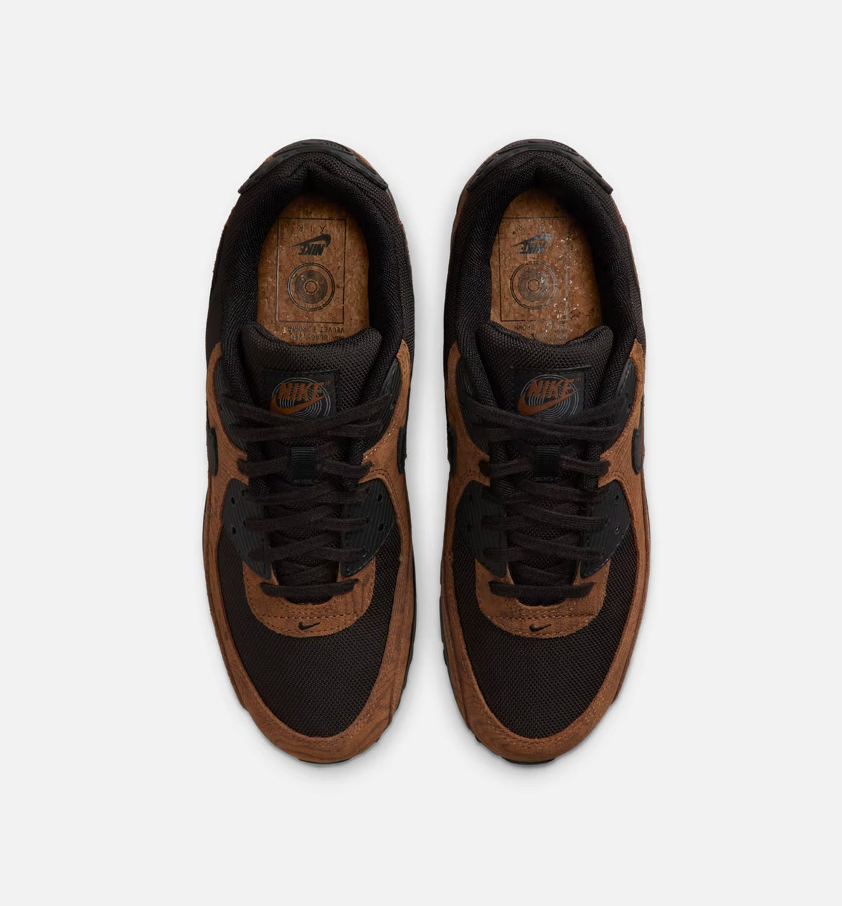 Air Max 90 Premium Men's Lifestyle Shoes - Light British Tan / Velvet Brown / Black
