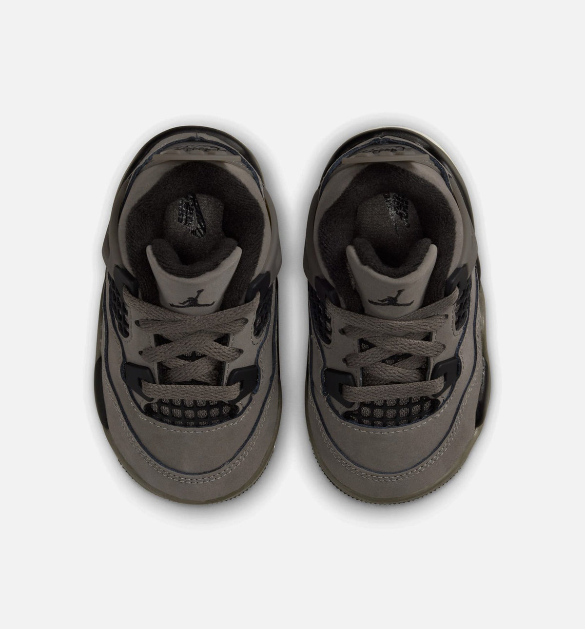 Air Jordan 4 Retro Cave Stone and Black Infant & Toddler Lifestyle Shoes - Cave Stone / Black / Moon Particle