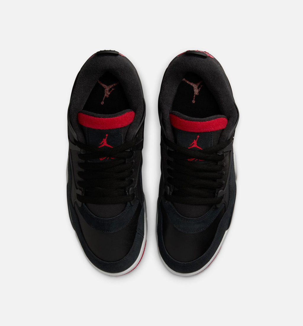 Air Jordan 4 RM Men's Lifestyle Shoes - Black / Wolf Grey / Varsity Red