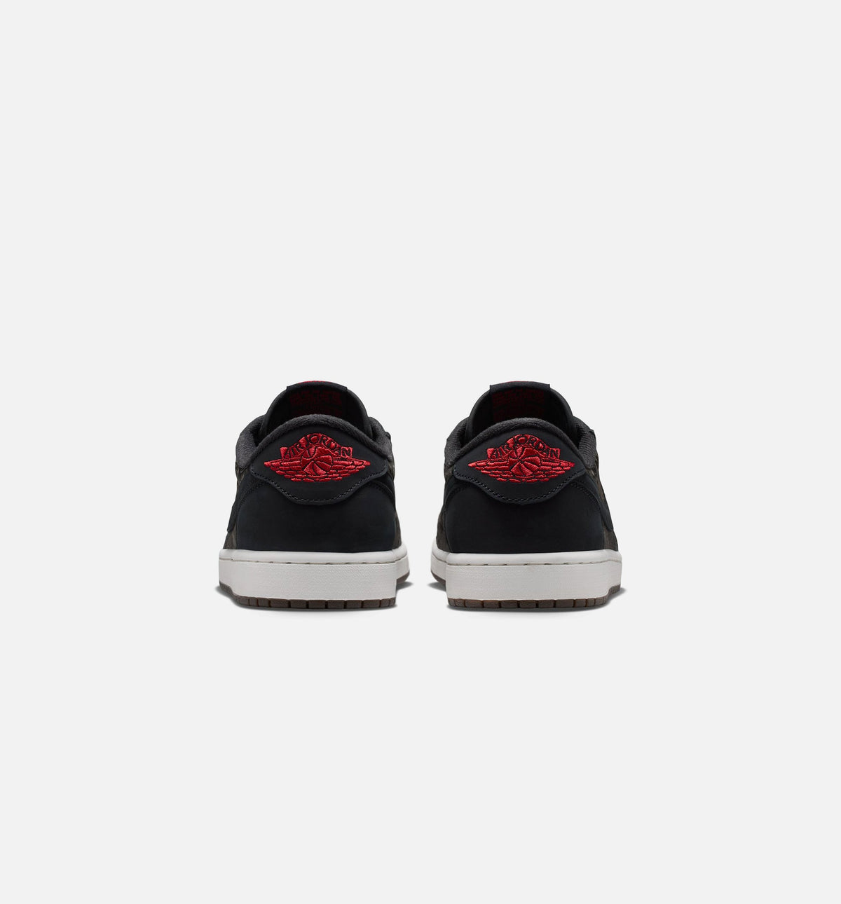 Air Jordan 1 Retro Low OG Laser Black & Varsity Red Men's Shoes