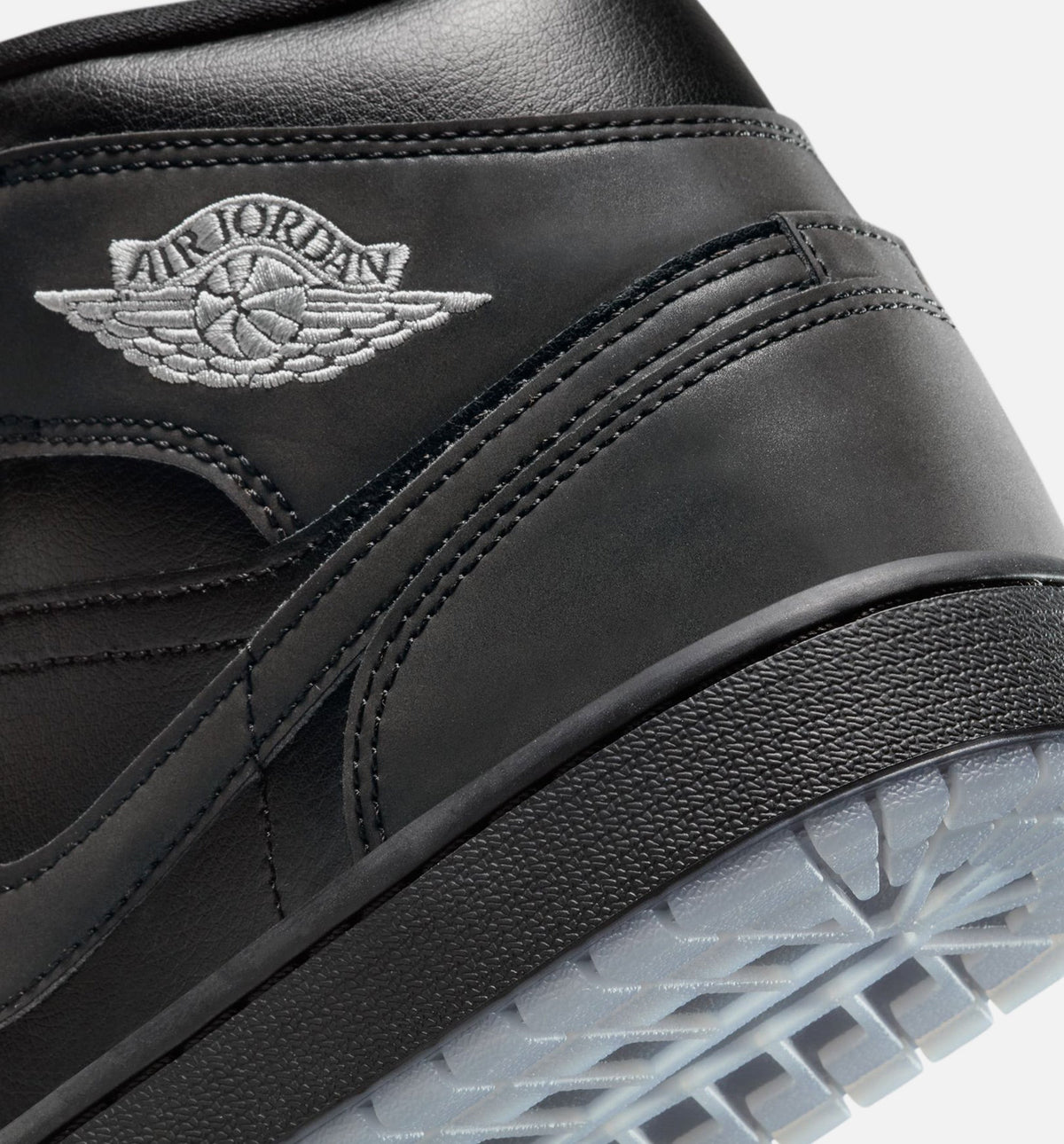 Air Jordan 1 Mid SE Black Grey Men's Shoes