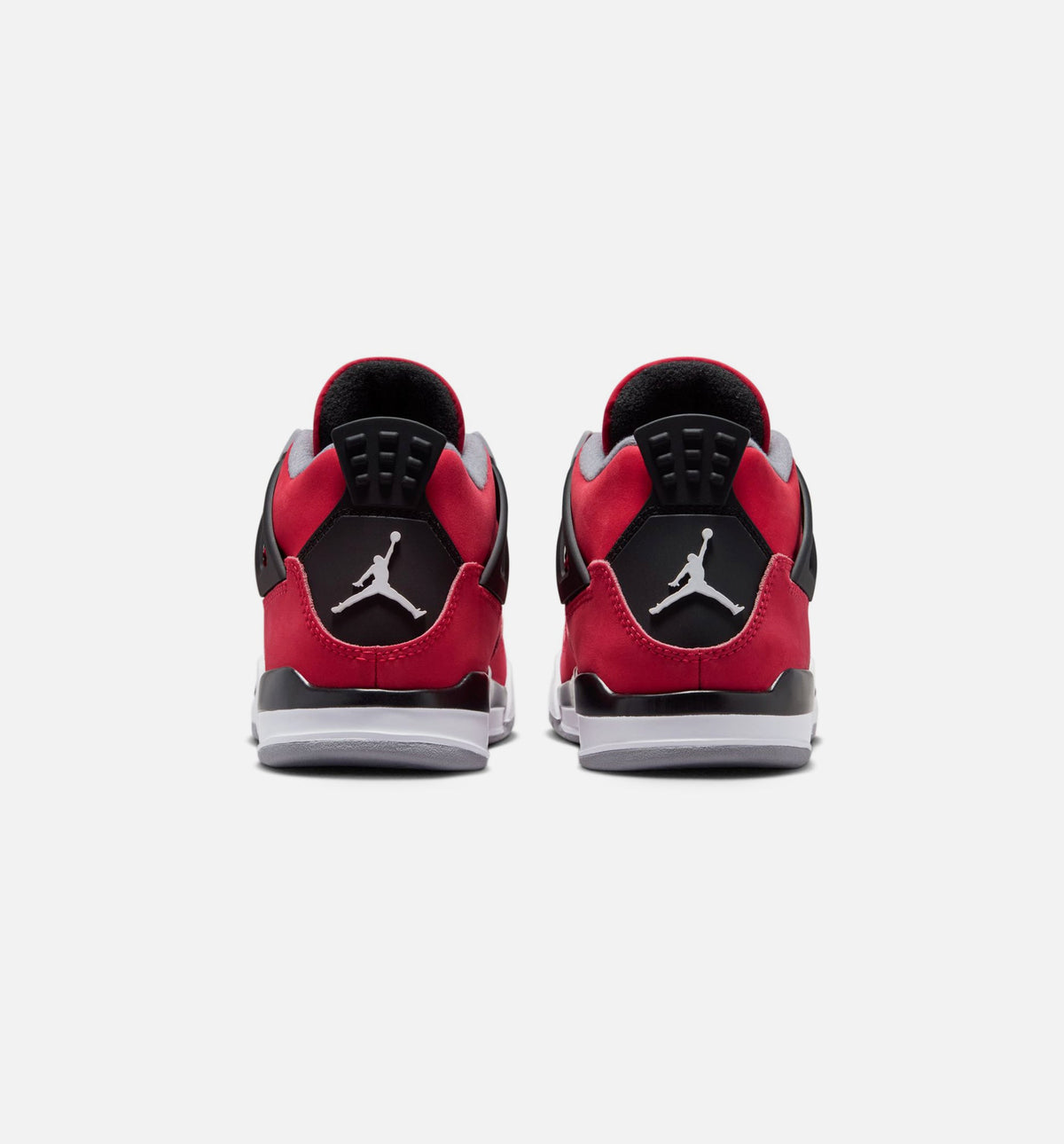 Air Jordan 4 Retro Toro Bravo Preschool Lifestyle Shoes - Fire Red / White / Cement Grey