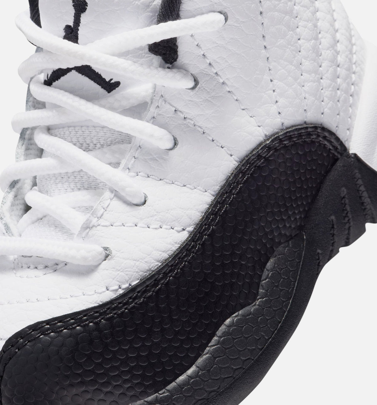 Air Jordan 12 Retro Taxi Infant & Toddler Lifestyle Shoes - White / Black / Taxi