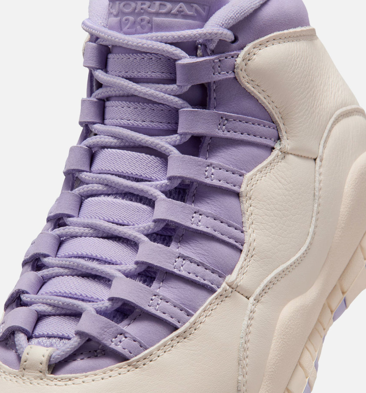 Air Jordan 10 Retro Hydrangeas Women's Lifestyle Shoes - Chalk / Hydrangeas / Wild Grape