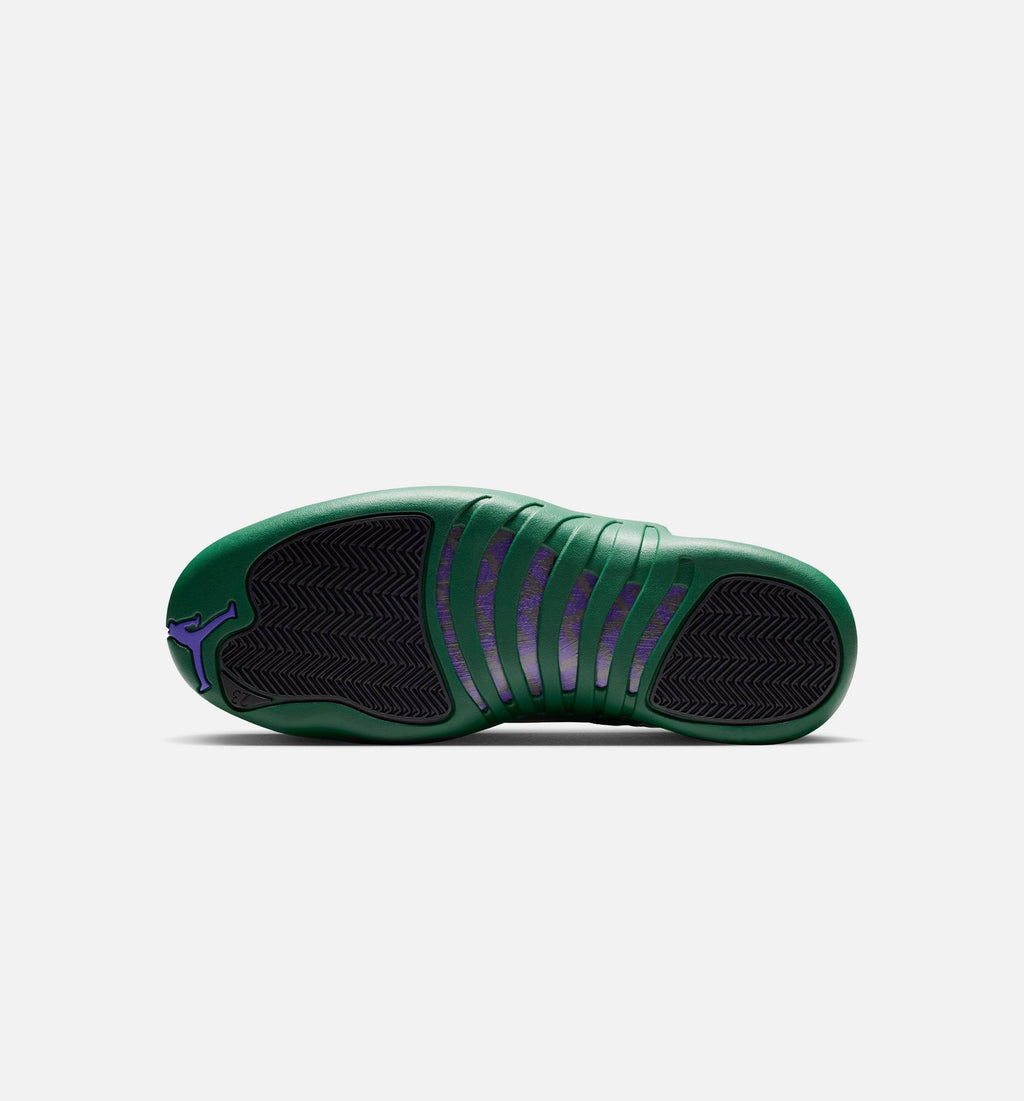 Air Jordan 12 Retro Idols Become Rivals Men's Lifestyle Shoes - Summit White / Gorge Green / Fierce Purple