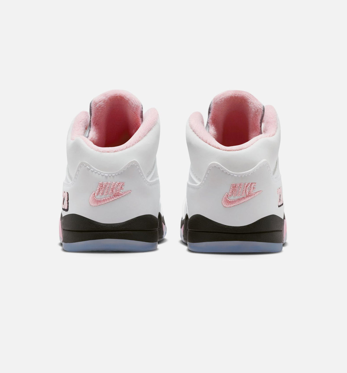 Air Jordan 5 Retro Medium Soft Pink Infant & Toddler Lifestyle Shoes - White / Black / Medium Soft Pink