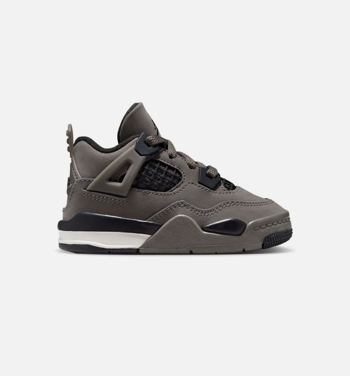 Air Jordan 4 Retro Cave Stone and Black Infant & Toddler Lifestyle Shoes - Cave Stone / Black / Moon Particle