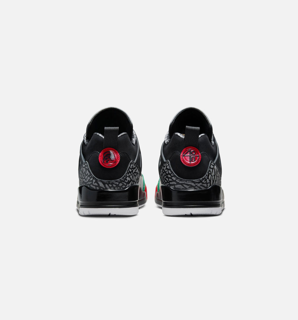 Spizike Low Men's Lifestyle Shoes - Black / Classic Green / Varsity Red