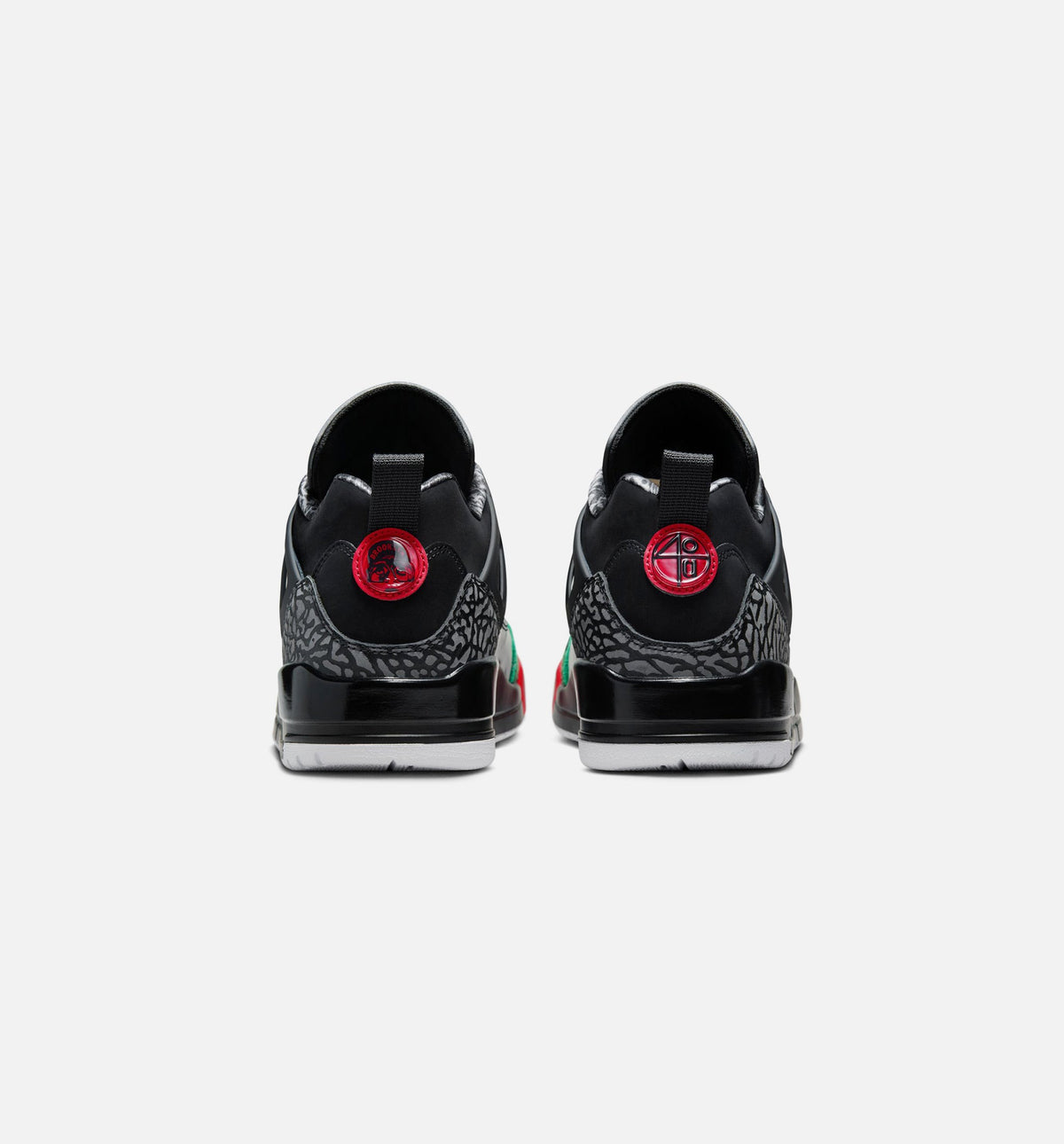 Spizike Low Men's Lifestyle Shoes - Black / Classic Green / Varsity Red