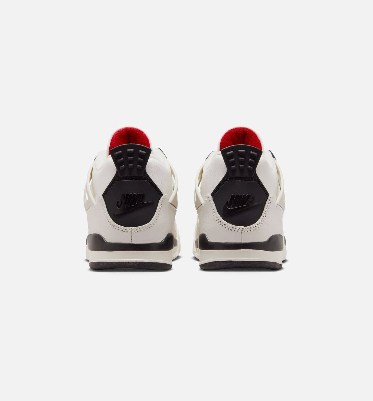 Air Jordan 4 Retro Flight Club Preschool Lifestyle Shoes - Sail / Black / University Red
