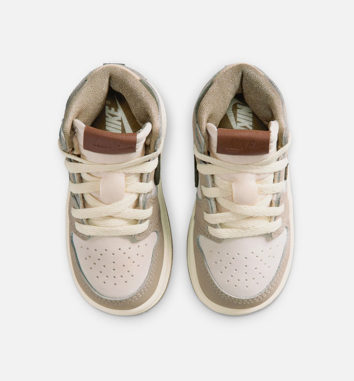Air Jordan 1 Retro High OG Khaki Infant/Toddler Shoes