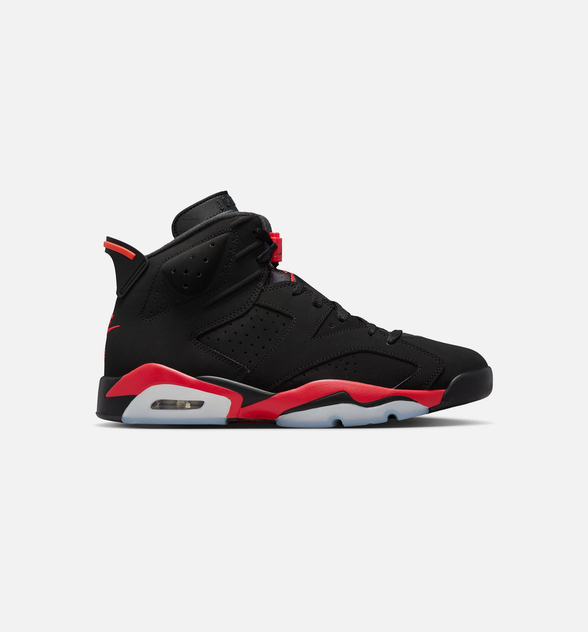Air Jordan 6 Retro Infrared Salesman Men's Lifestyle Shoes - Black / Light Crimson