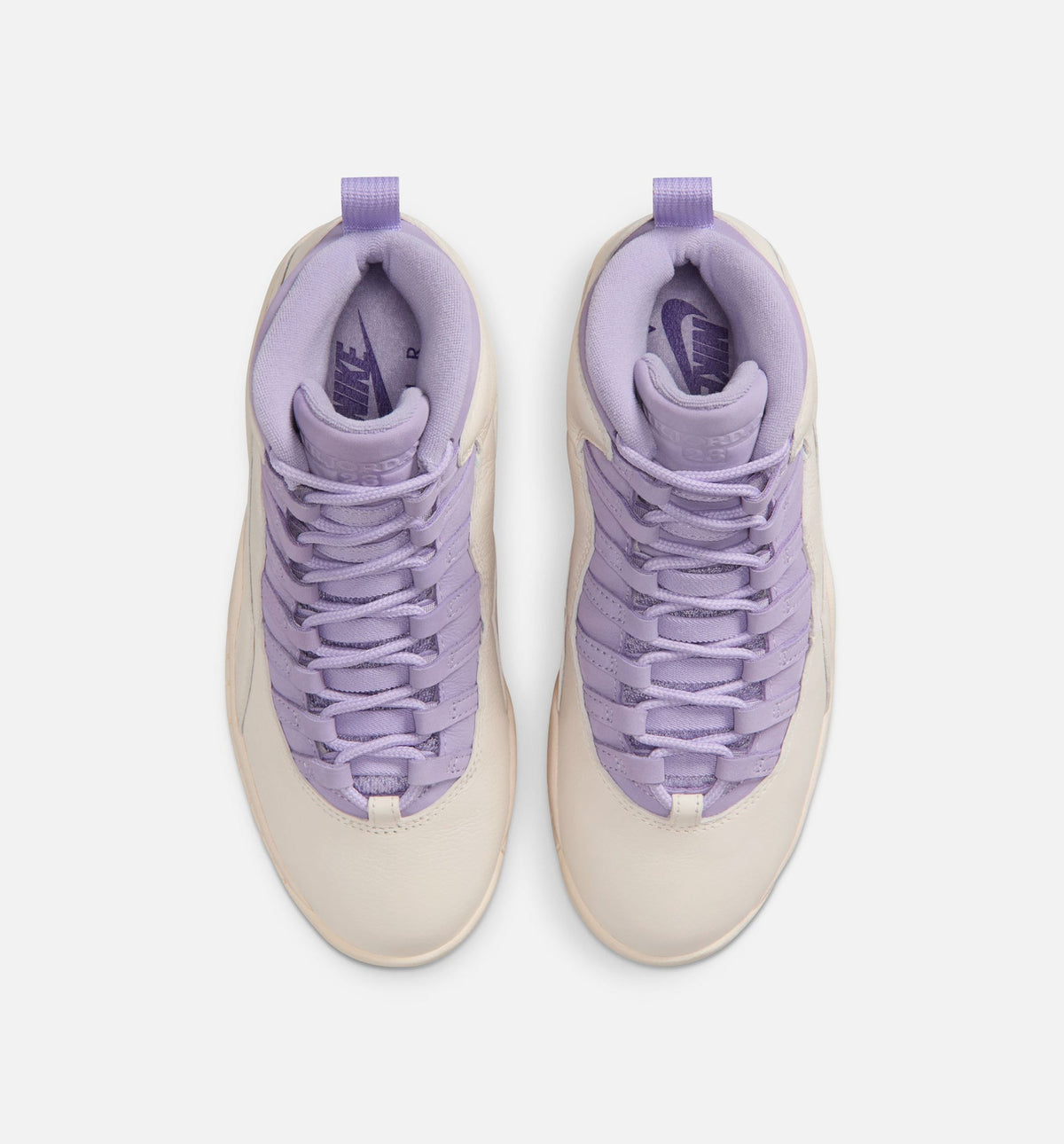 Air Jordan 10 Retro Hydrangeas Women's Lifestyle Shoes - Chalk / Hydrangeas / Wild Grape