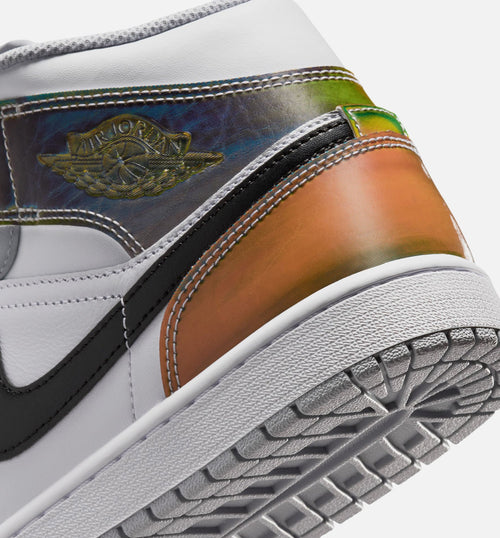 Air Jordan 1 Mid SE Wolf Grey Men's Shoes