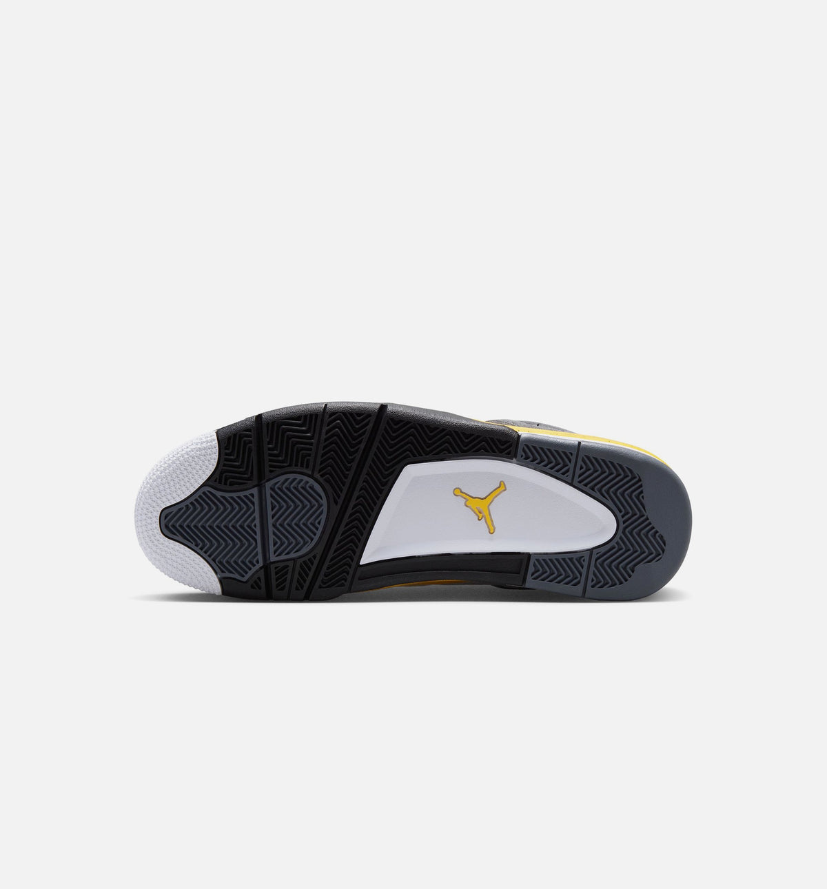 Air Jordan 4 Retro Rare Air Tour Yellow Men's Lifestyle Shoes - White / Dark Blue Grey / Tour Yellow