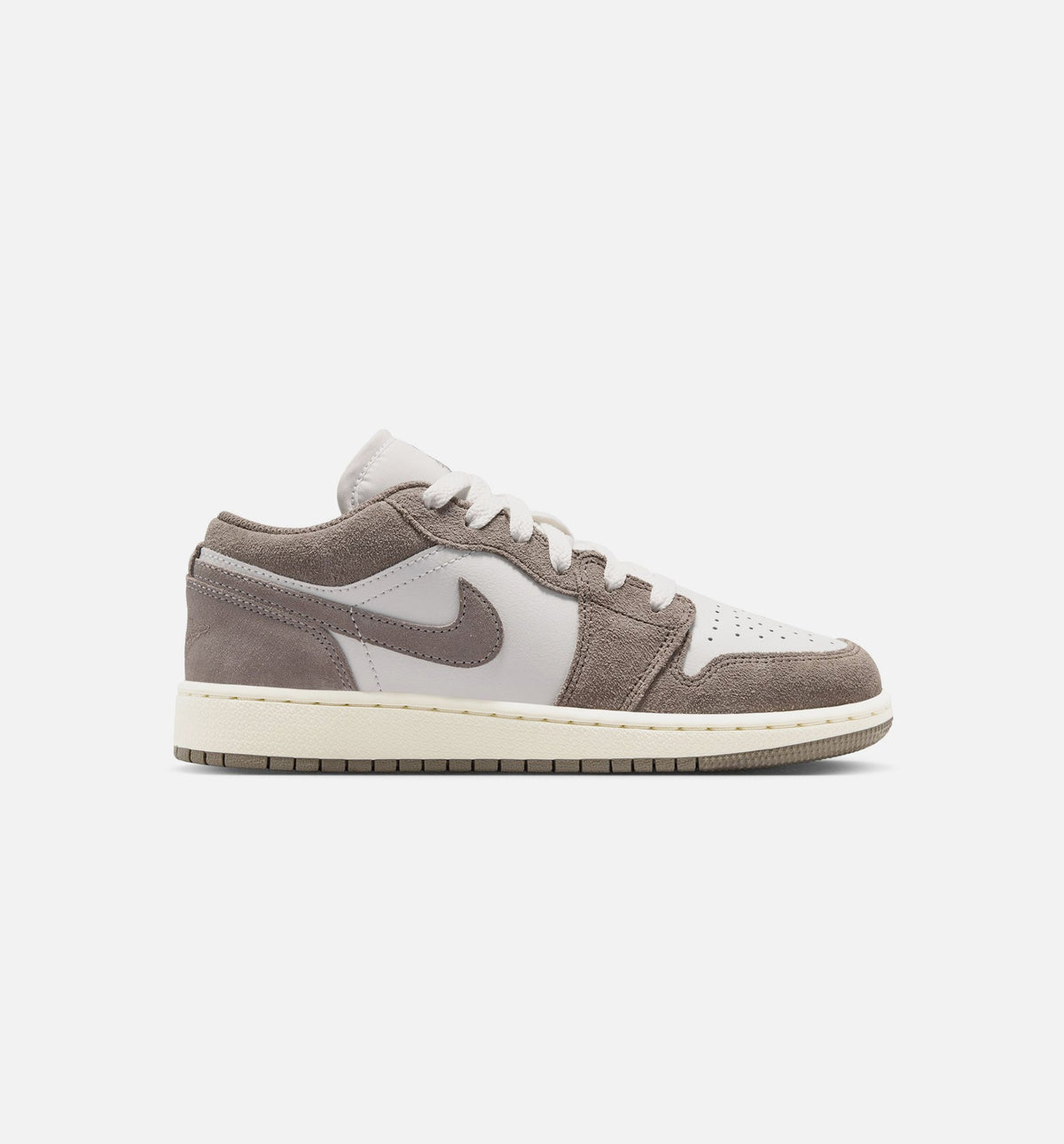 Air Jordan 1 Low Olive Grey Grade School Shoes